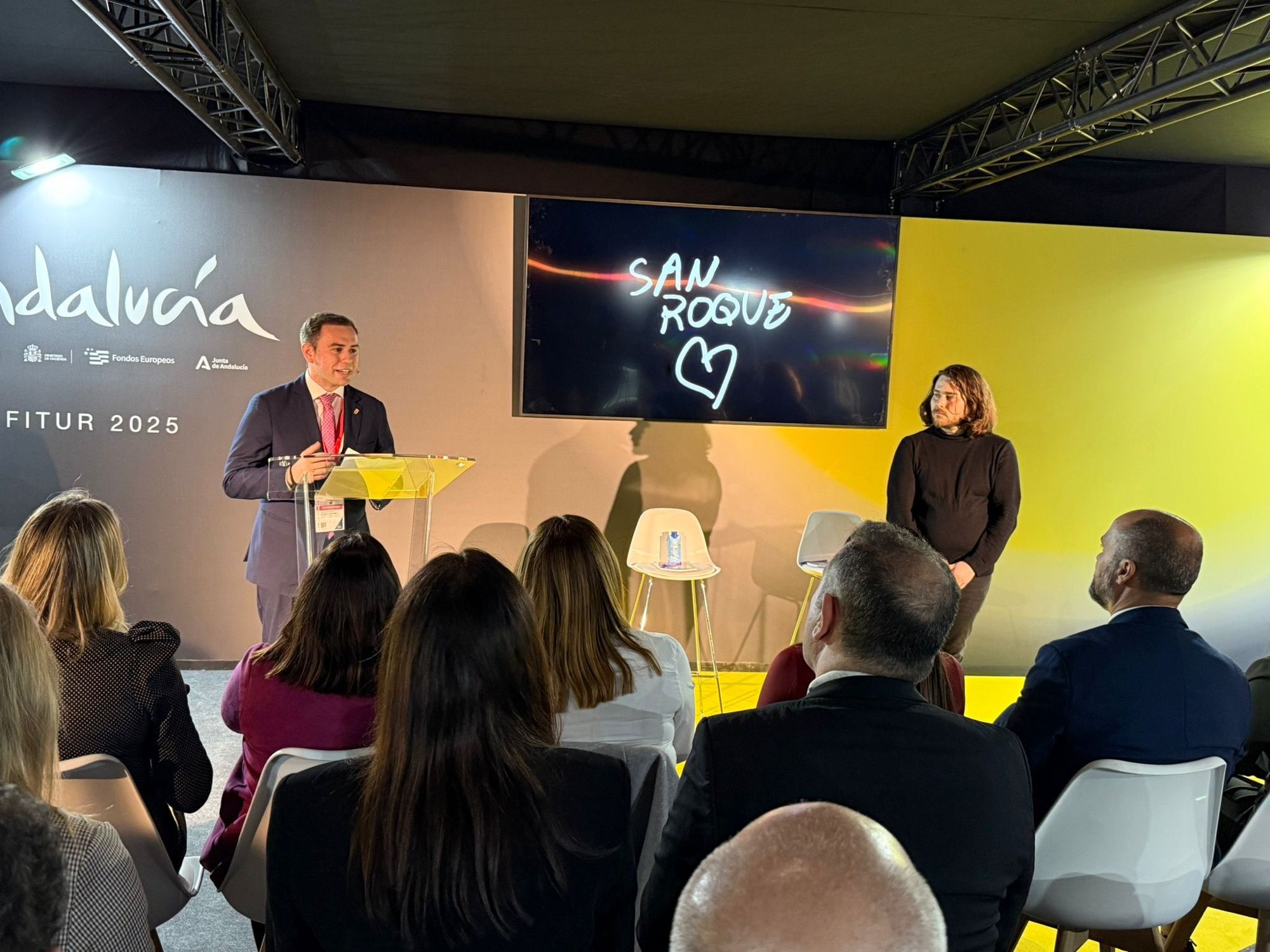 Presentación de San Roque, en una edición pasada de Fitur.