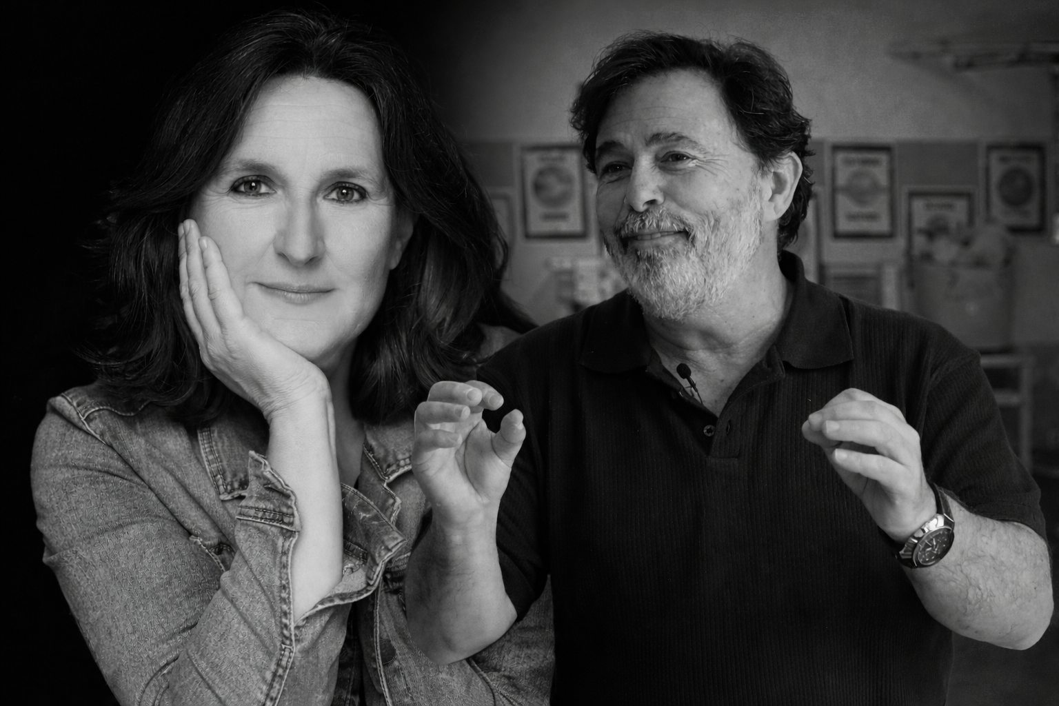 Óscar Toro y María Clauss.