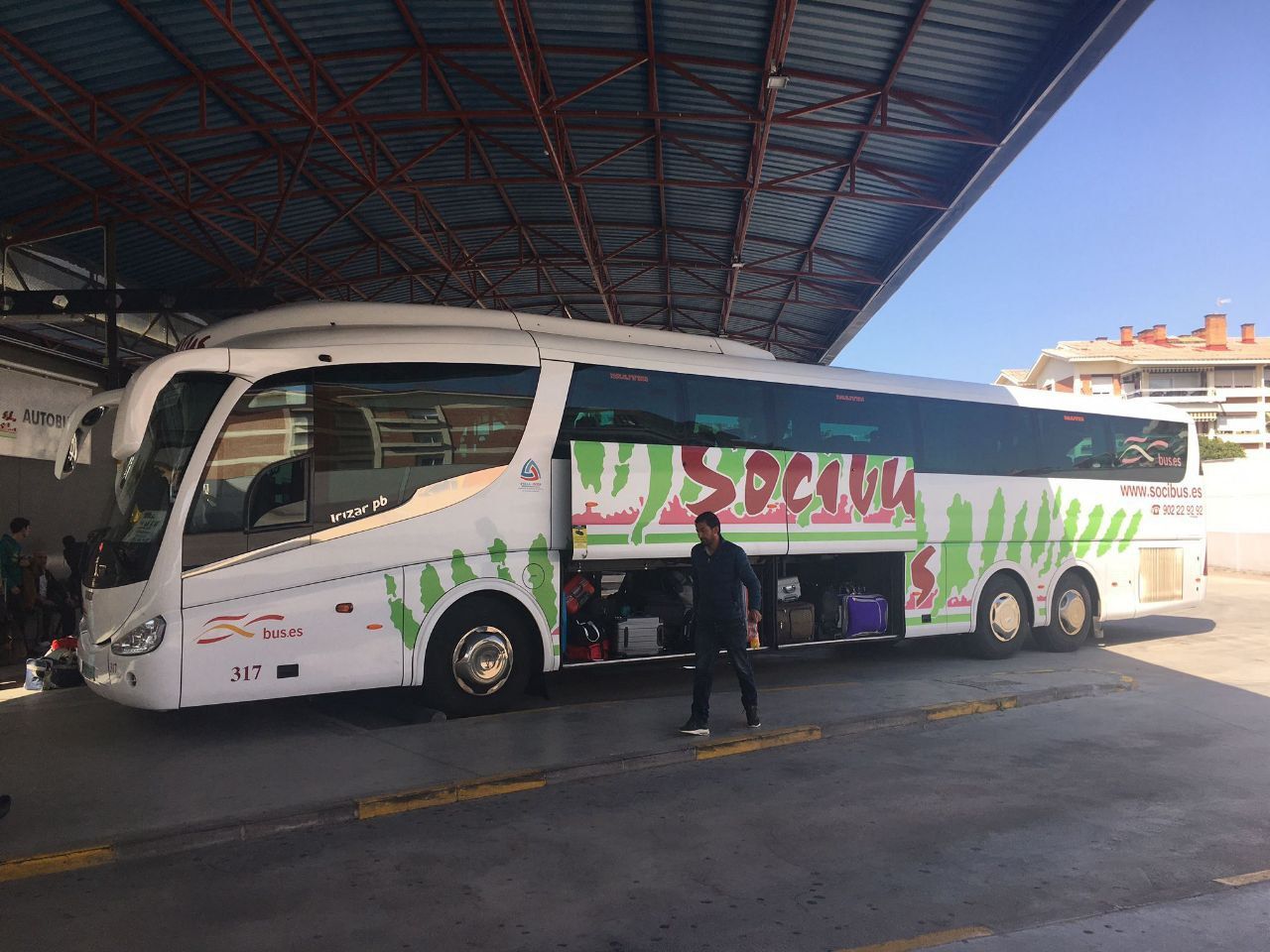 Un autobús de Socibus en una imagen reciente.