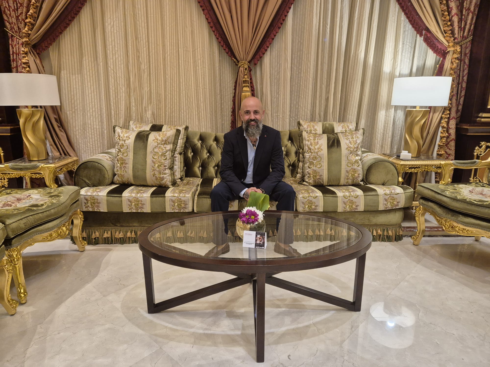 Juan Luis Gil 'Titín', hace unos días en Yebda, Arabia Saudí, siguiendo la Supercopa de España. 