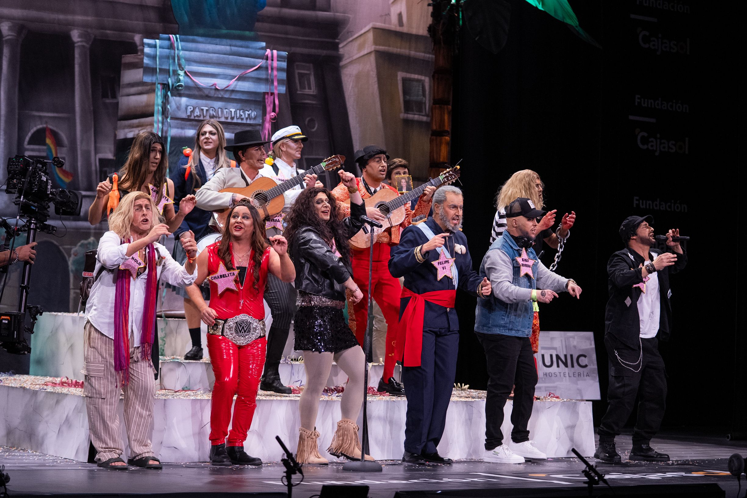 Chirigota Los niños con nombre este domingo 18 de enero en el Falla.