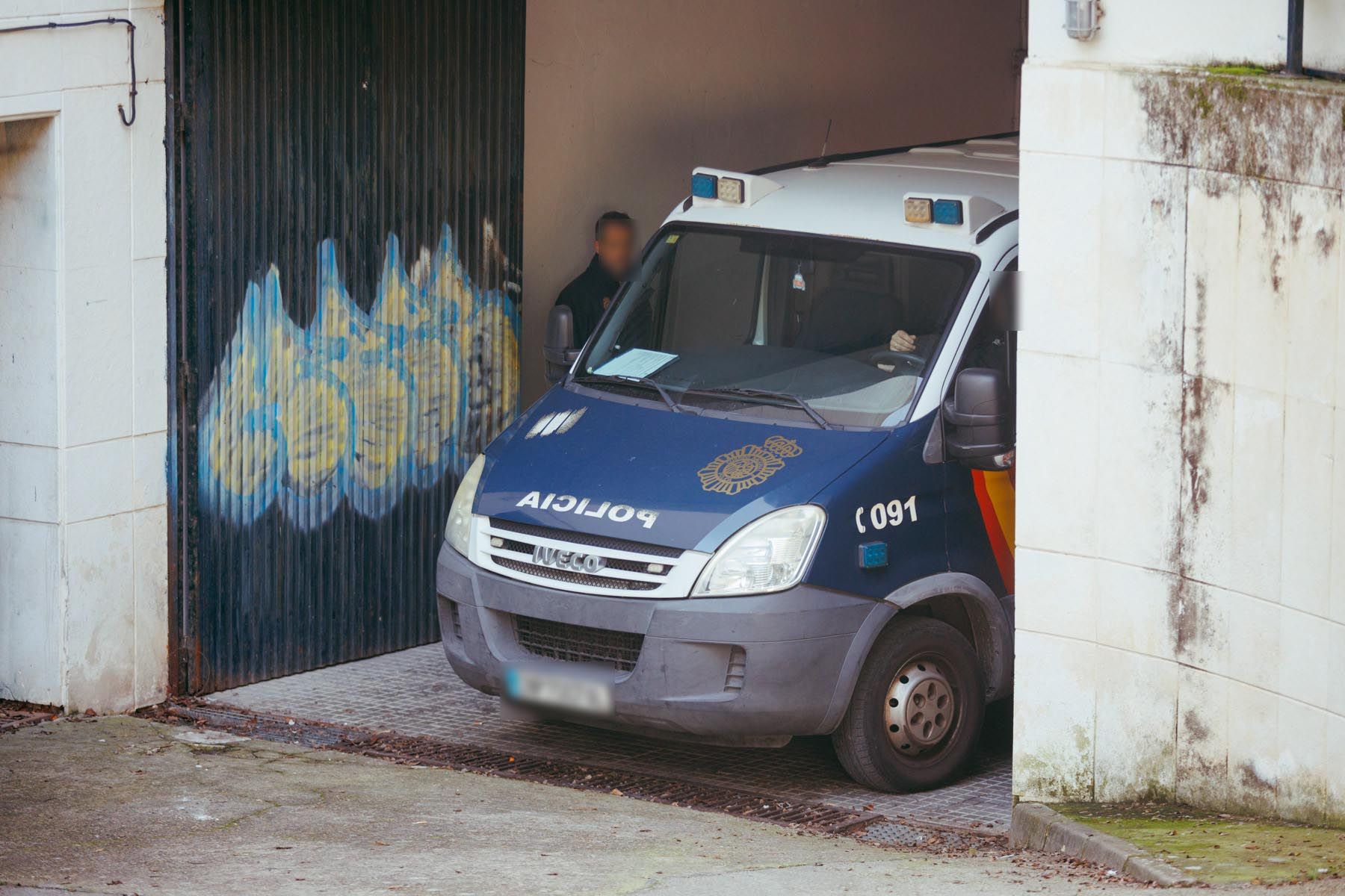 Un furgón policial, en una imagen reciente. Un furgón policial, en una imagen reciente.