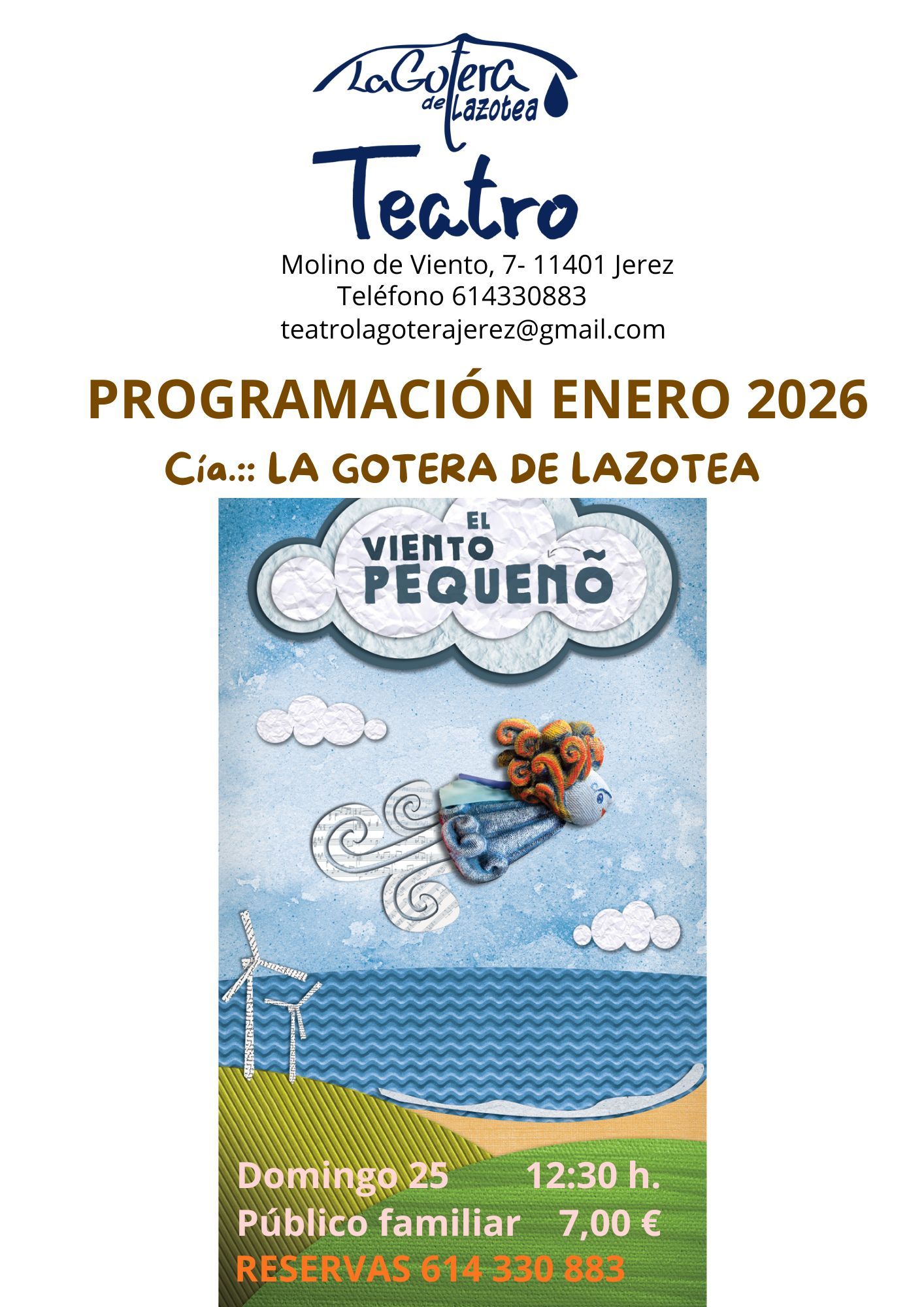 El Viento pequeño cartel 25 01