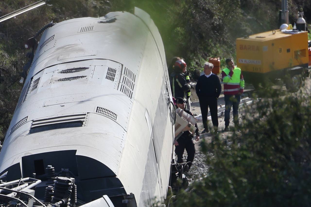 Imagen del Alvia accidentado en Adamuz.