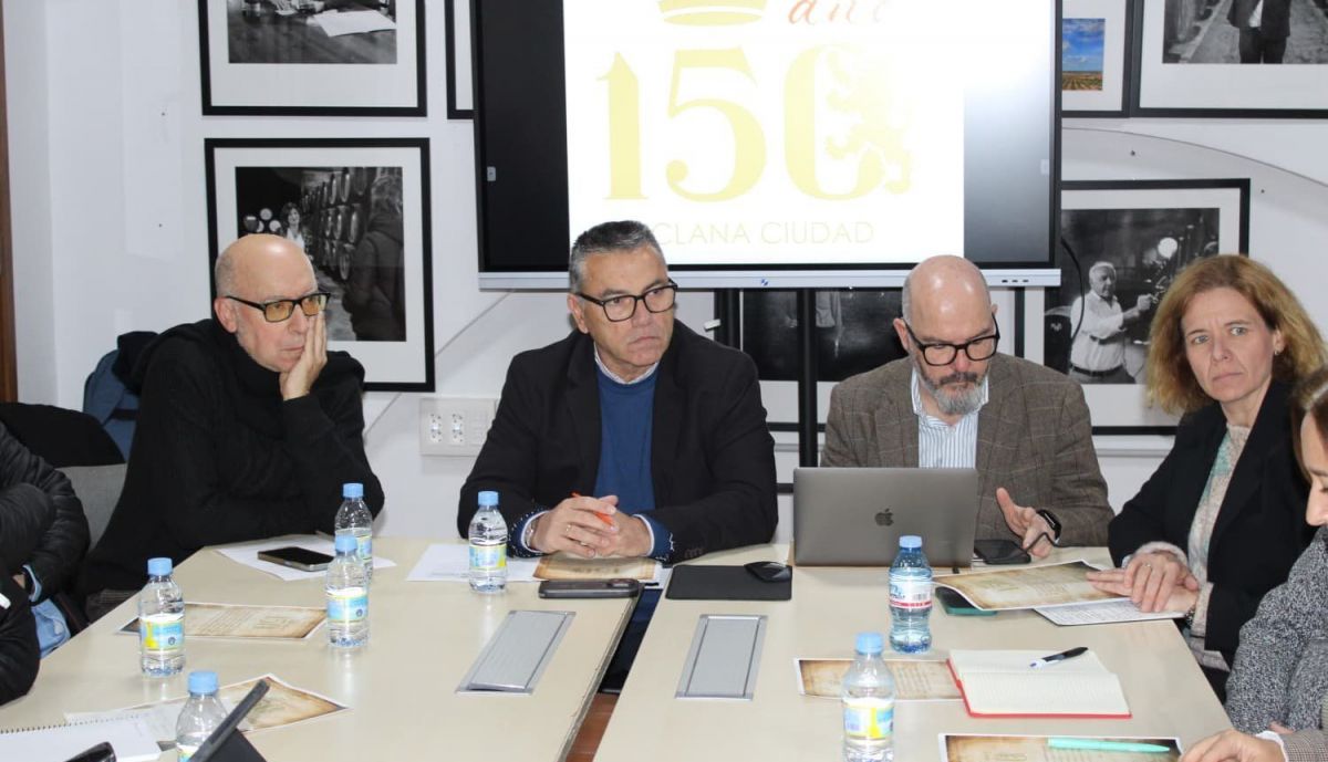 Un momento de la reunión.