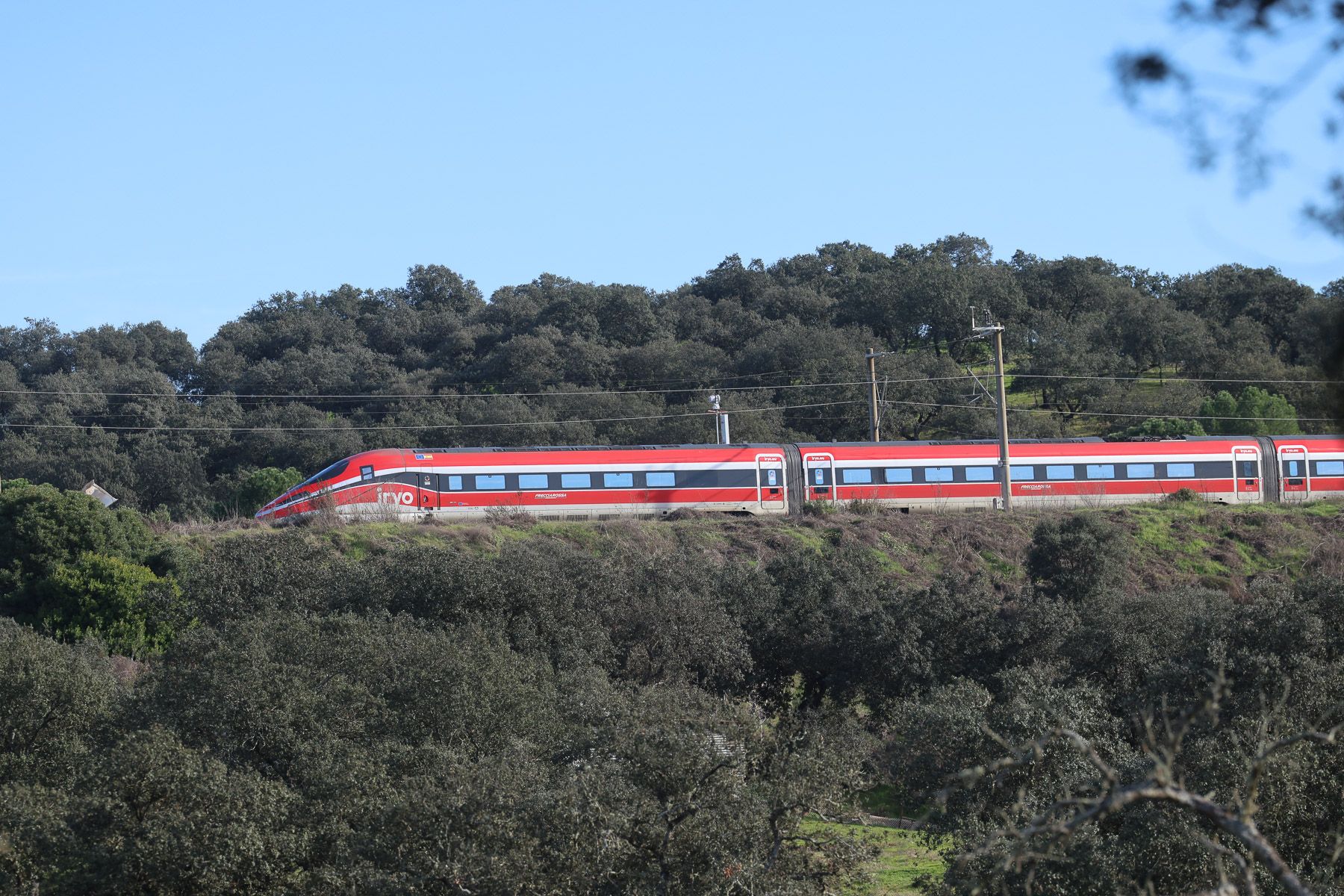 El tren Iryo, en Adamuz.