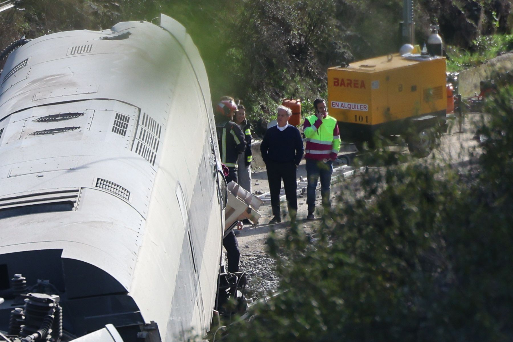 Accidente ferroviario en Adamuz, en Córdoba. Accidente ferroviario en Adamuz, en Córdoba.
