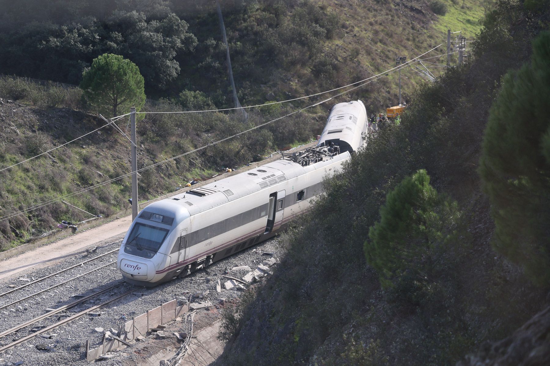 Accidente de tren en Adamuz. Accidente de tren en Adamuz.