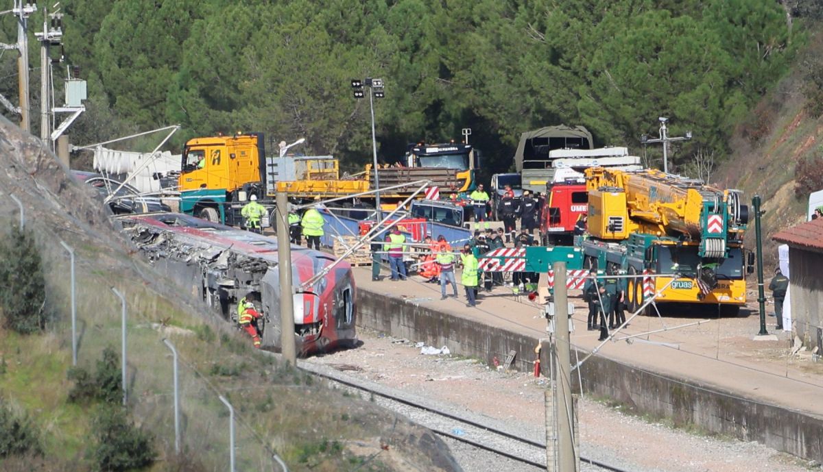 Imagen del Iryo en Adamuz.