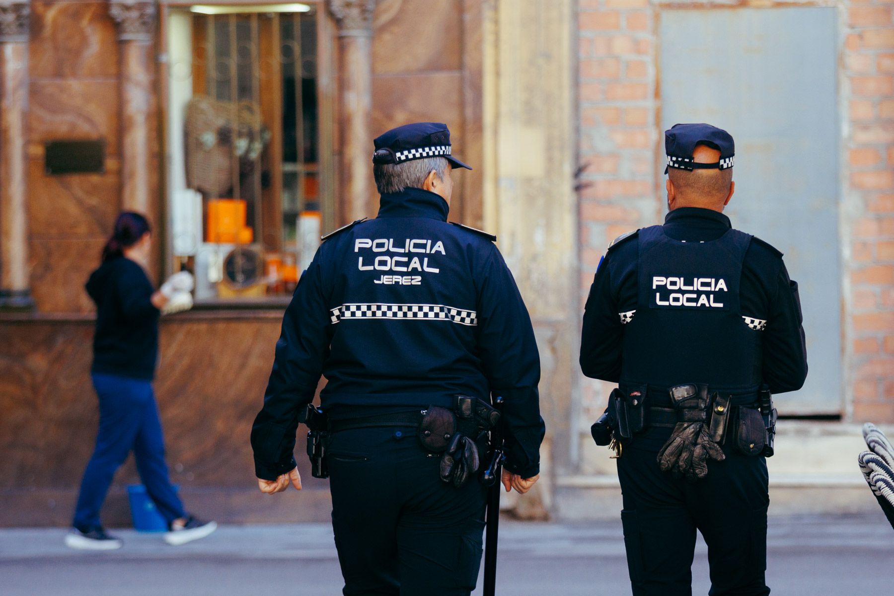 Policías locales en Andalucía.