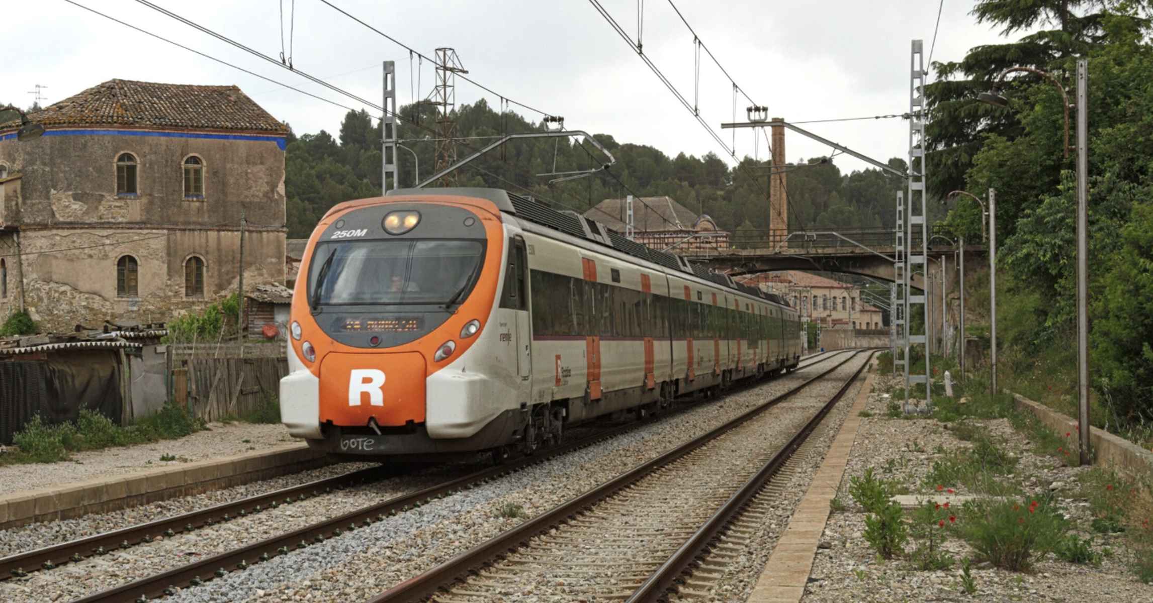 Un tren de Rodalies de la línea R4.