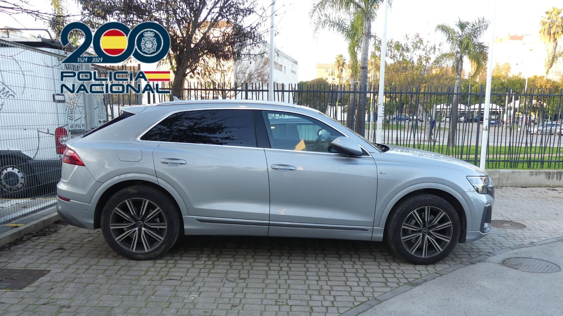El coche sustraído del concesionario.