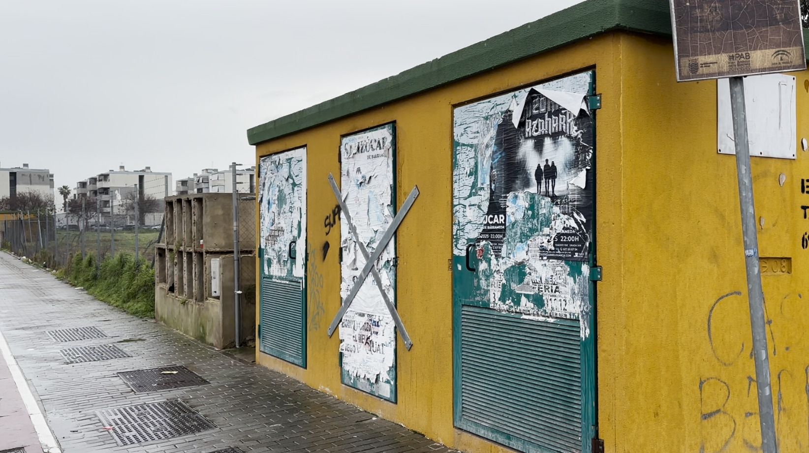 La casetilla eléctrica en la avenida de Puertas del Sur.