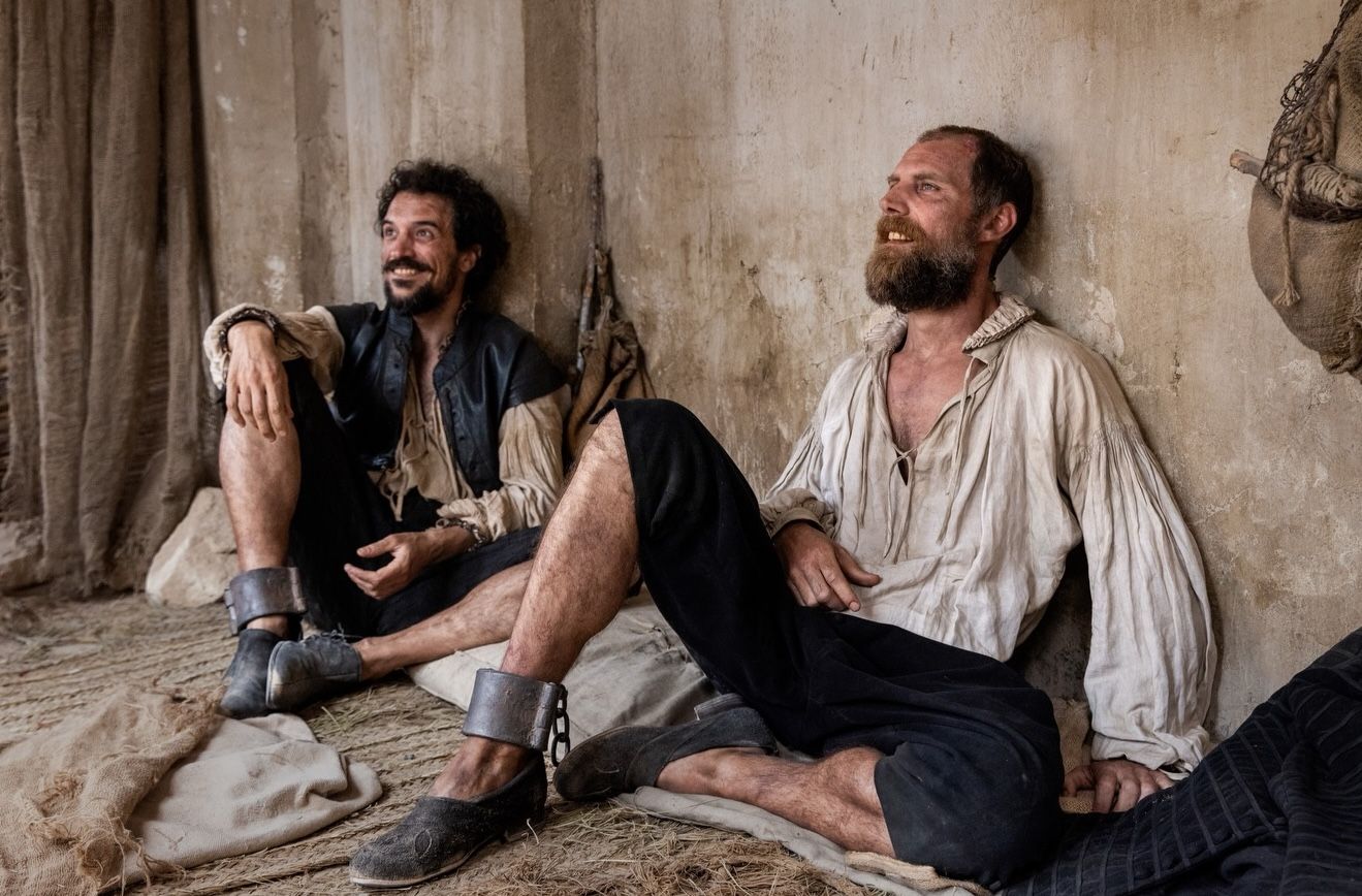 Fotograma de 'El Cautivo', con José Manuel Poga, jerezano, en primer plano.