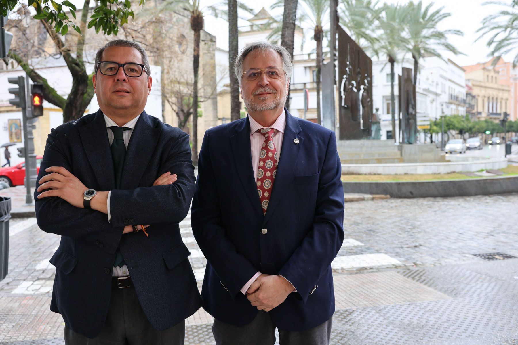 El candidato a presidente, junto a  Juan Manuel Pina.