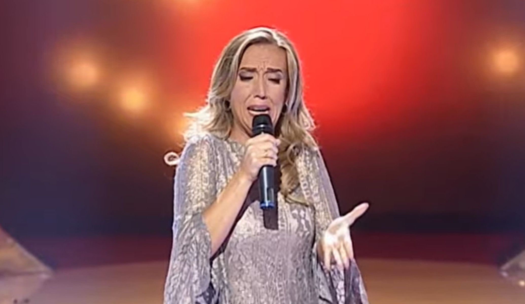 Cristina Álvarez en una actuación en el programa de Canalsur 'Yo soy del sur'.