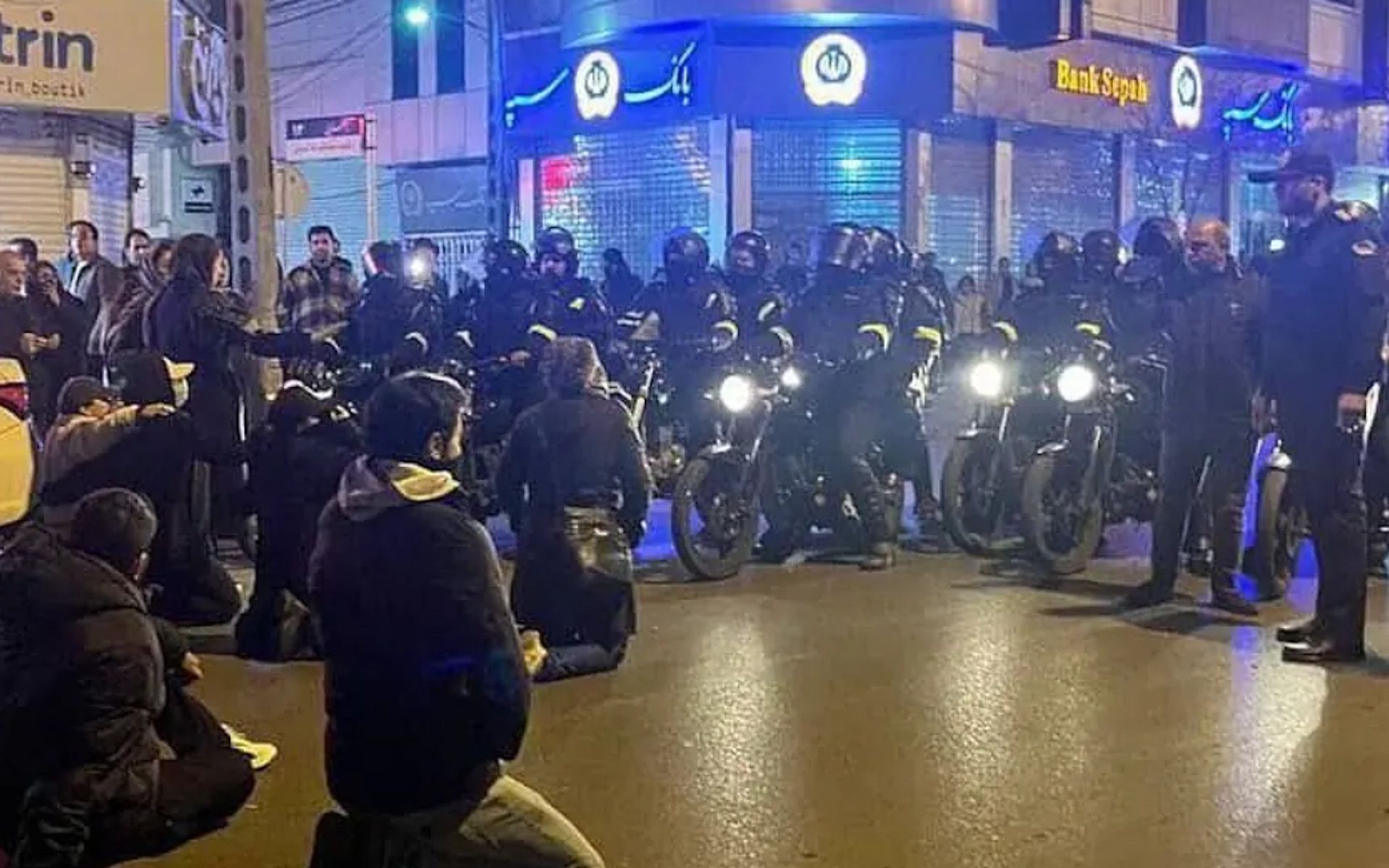 Protestas recientes en Irán.