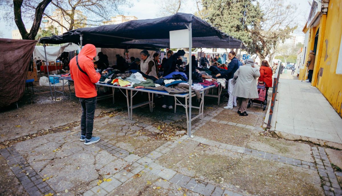 El mercadillo de La Plata este jueves.