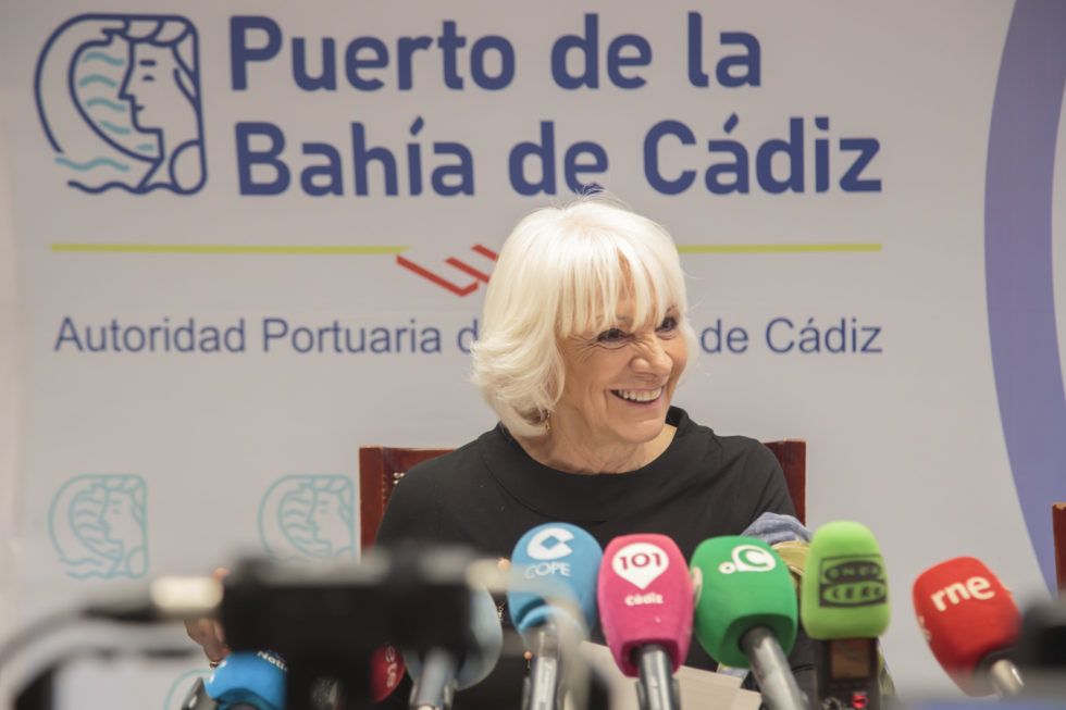 La presidenta de la Autoridad Portuaria de la Bahía de Cádiz, Teófila Martínez, en una imagen de archivo.