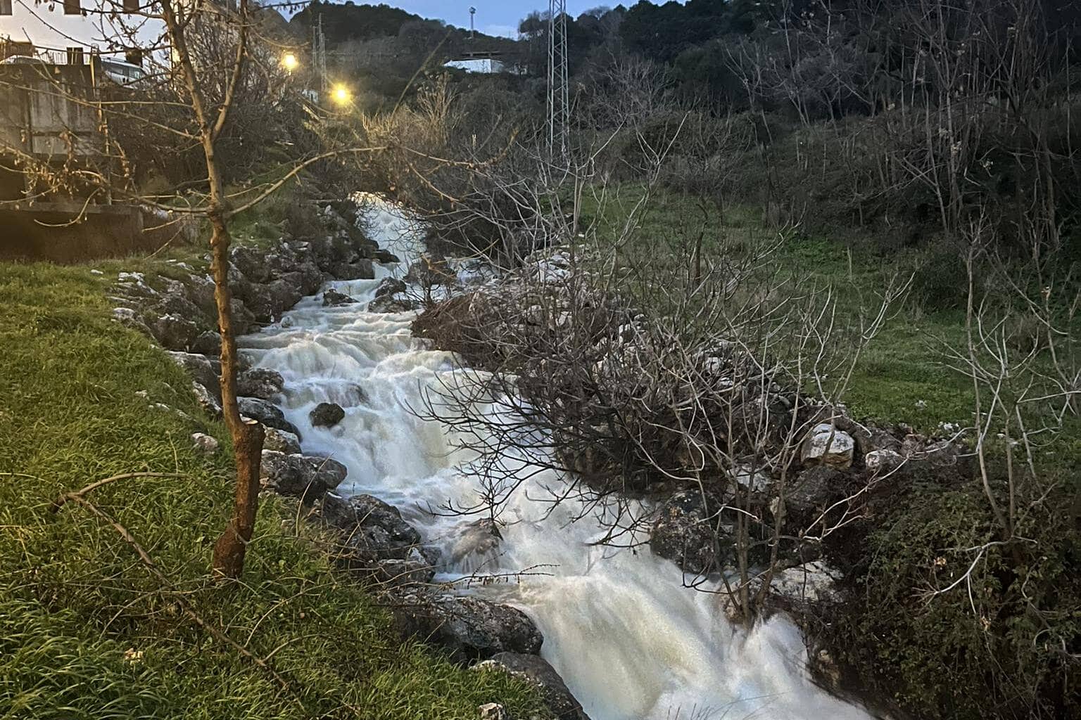 El Guadalete, en su origen en Grazalema. El Guadalete, en su origen en Grazalema.