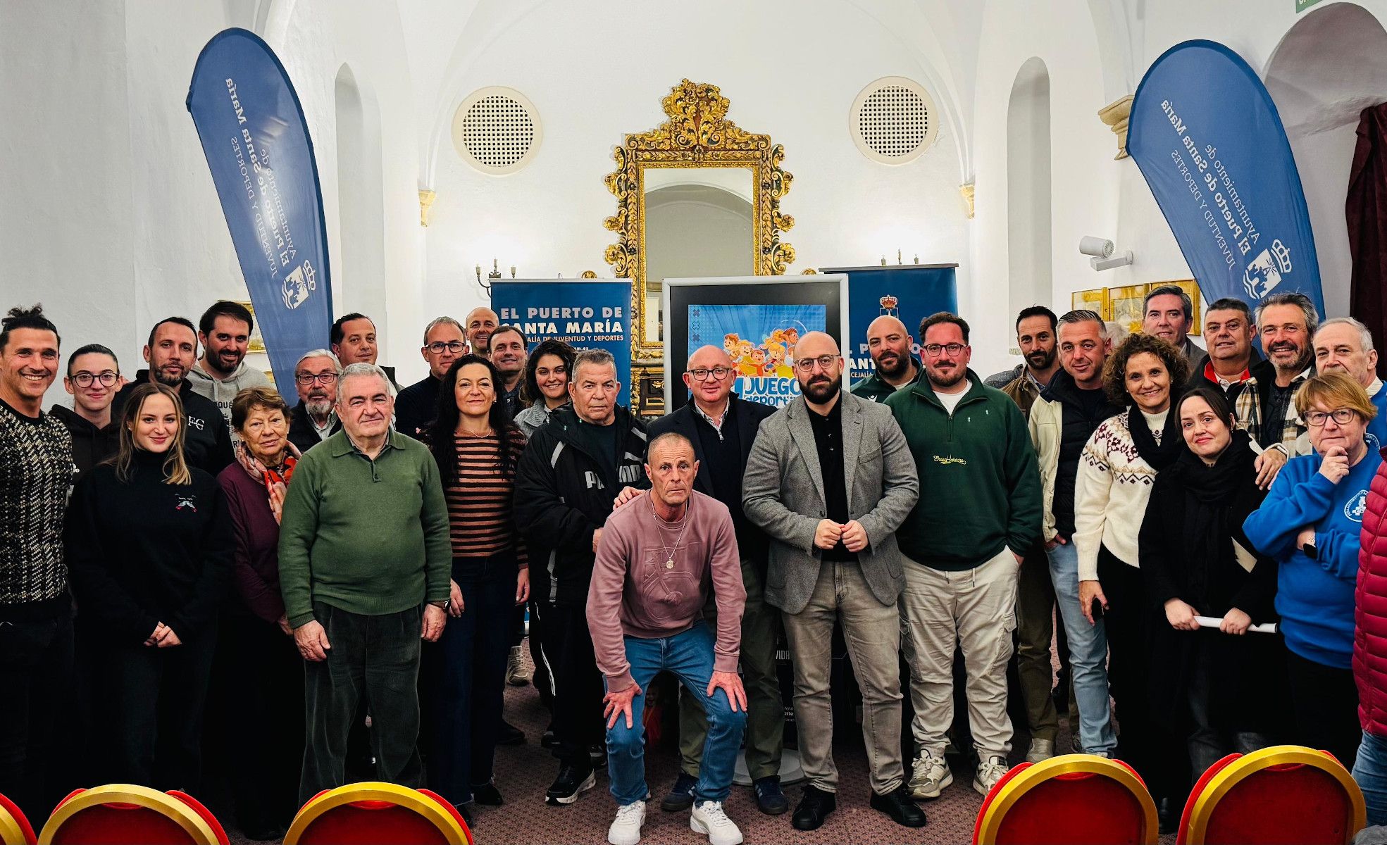 Presentación de los Juegos Deportivos Municipales en El Puerto.