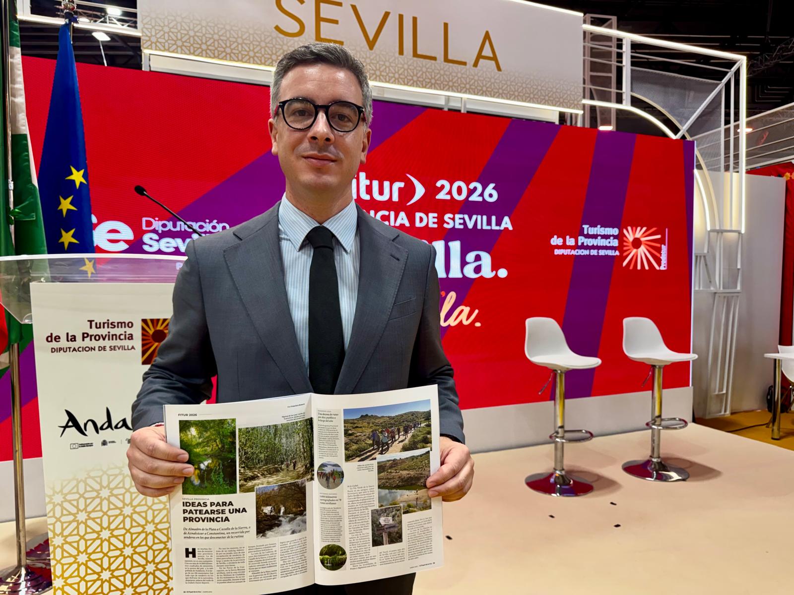 Rodrigo Rodríguez Hans, vicepresidente de Prodetur, representante de la Diputación de Sevilla.