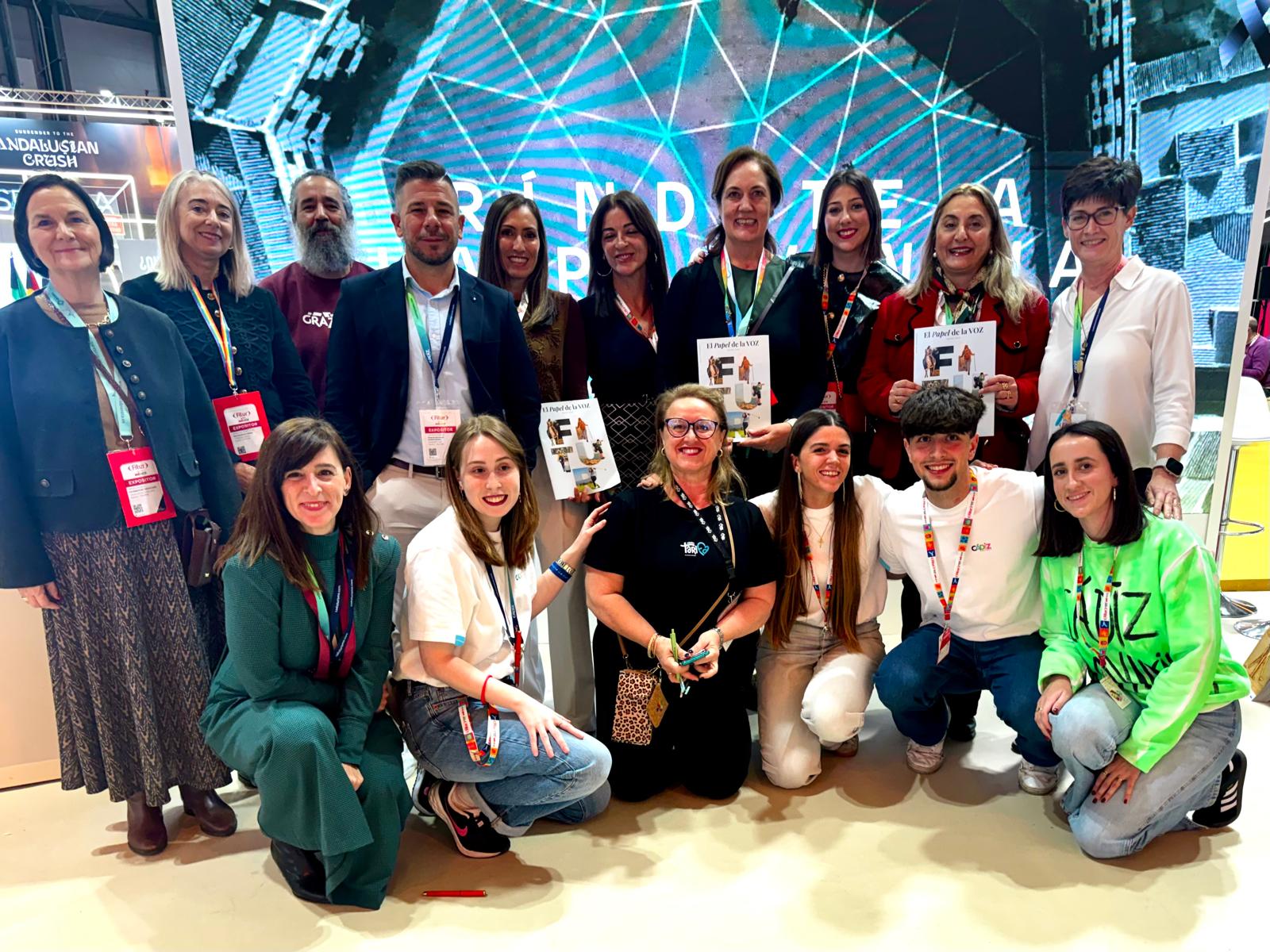 Equipo técnico de turismo de la provincia de Cádiz en Fitur