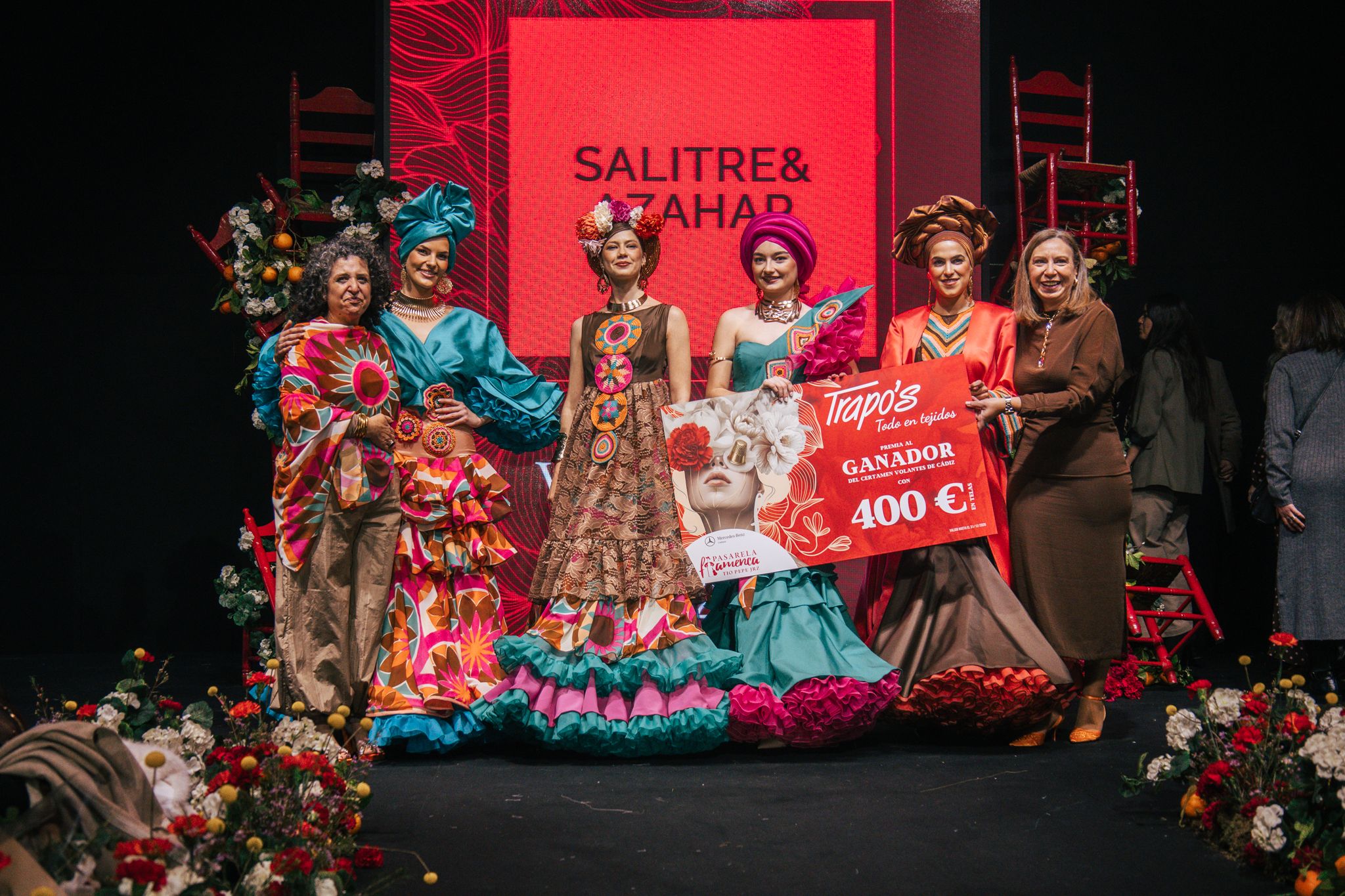 Salitre&Azahar, la firma ganadora del Certamen Volantes de Cádiz 2026. Salitre&Azahar, la firma ganadora del Certamen Volantes de Cádiz 2026.
