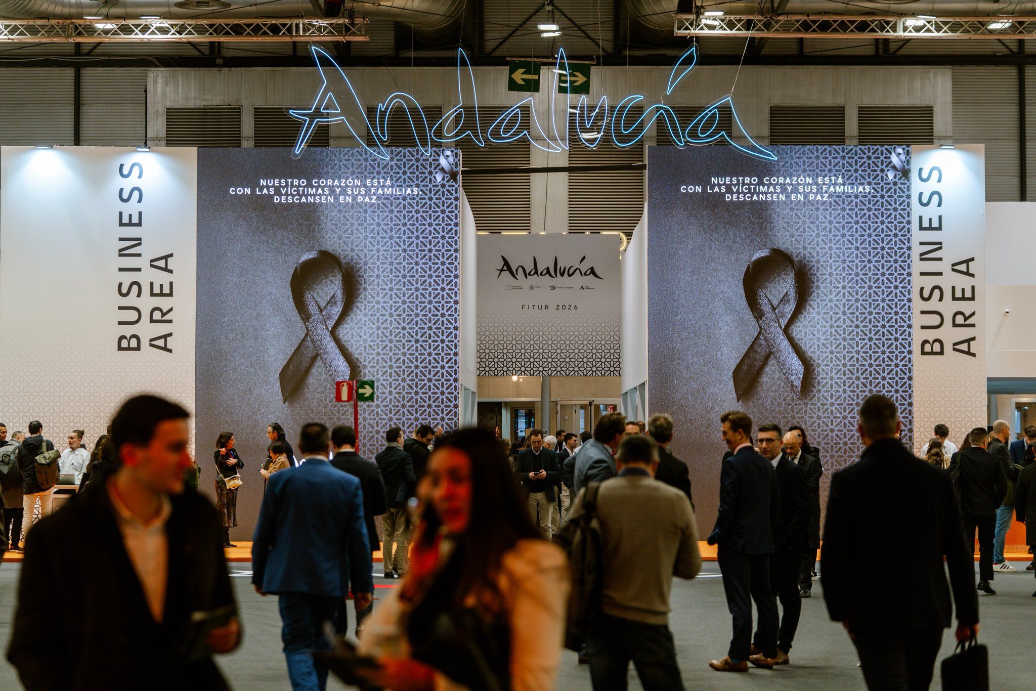 Imagen del pabellón de Andalucía en Fitur 2026.