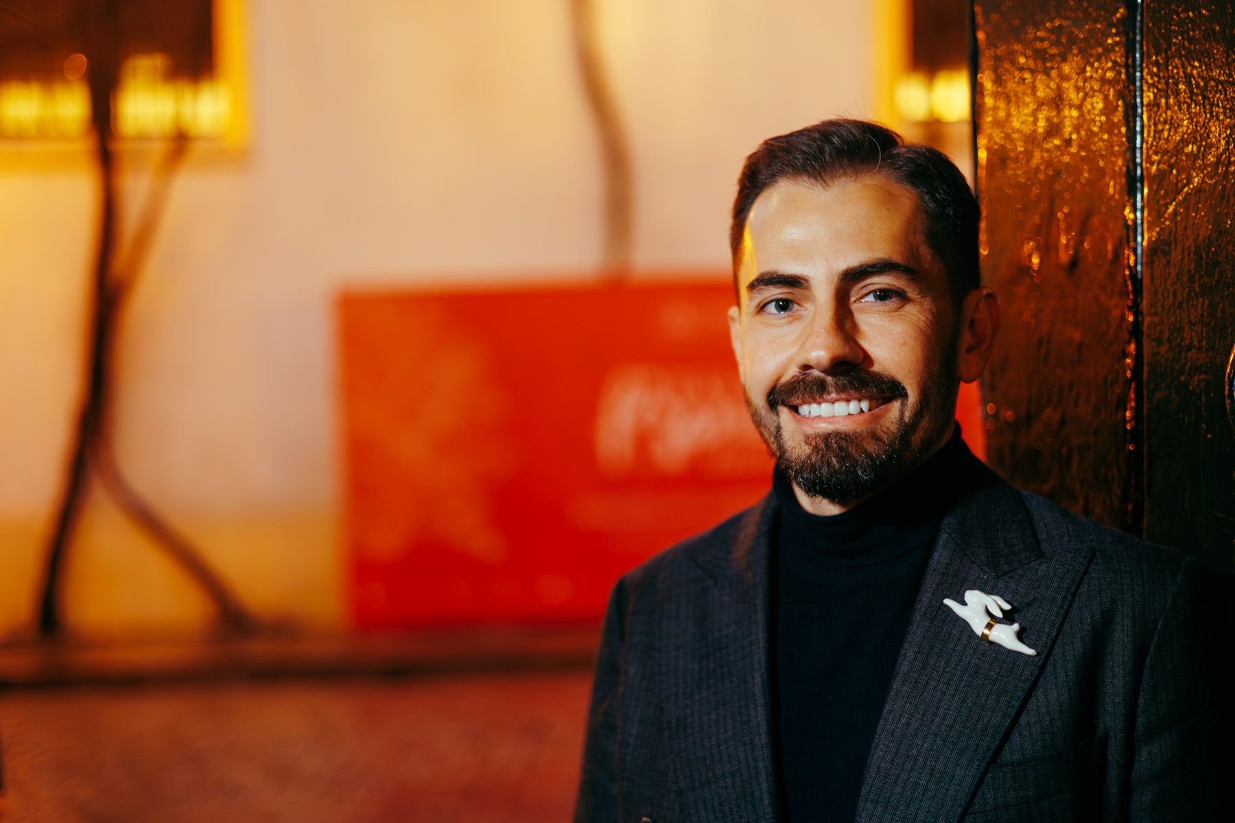 Sergio Parrales, diseñador de La Parrala, que desfila en la Pasarela Flamenca de Jerez.