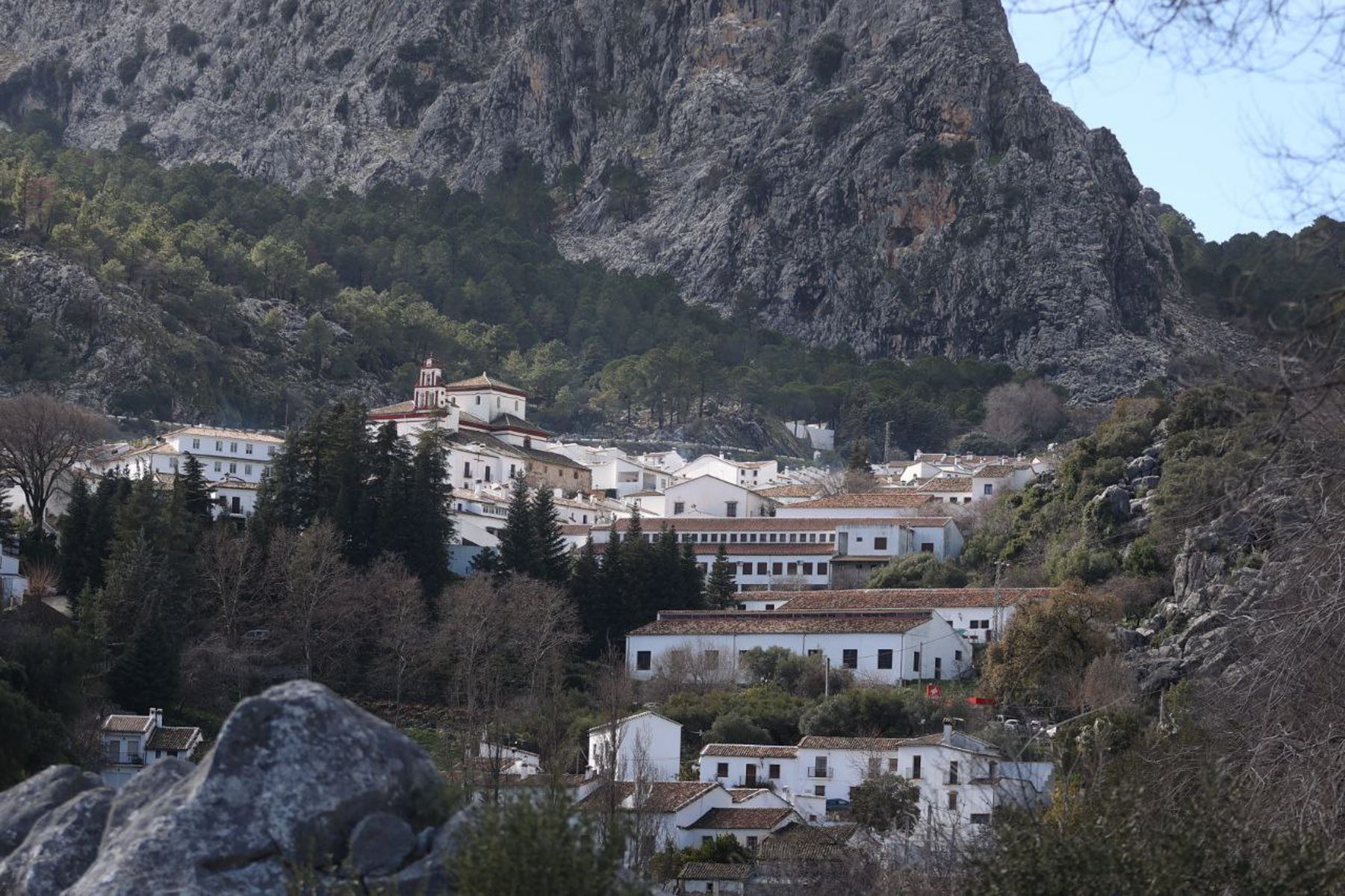 Un pueblo de la Sierra de Cádiz, en una imagen reciente.
