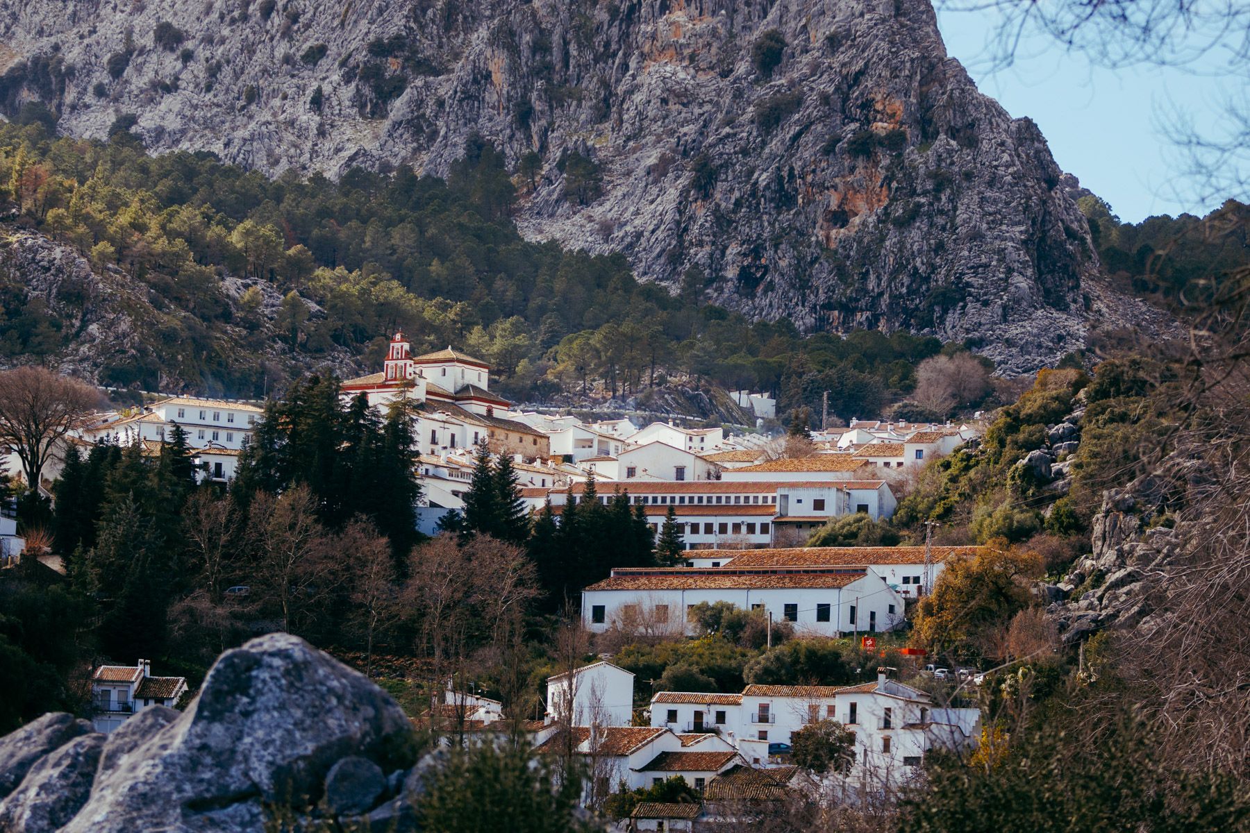 Grazalema, semana antes de la llegada del tren de borrascas que obligó a sus vecinos a ser desalojados