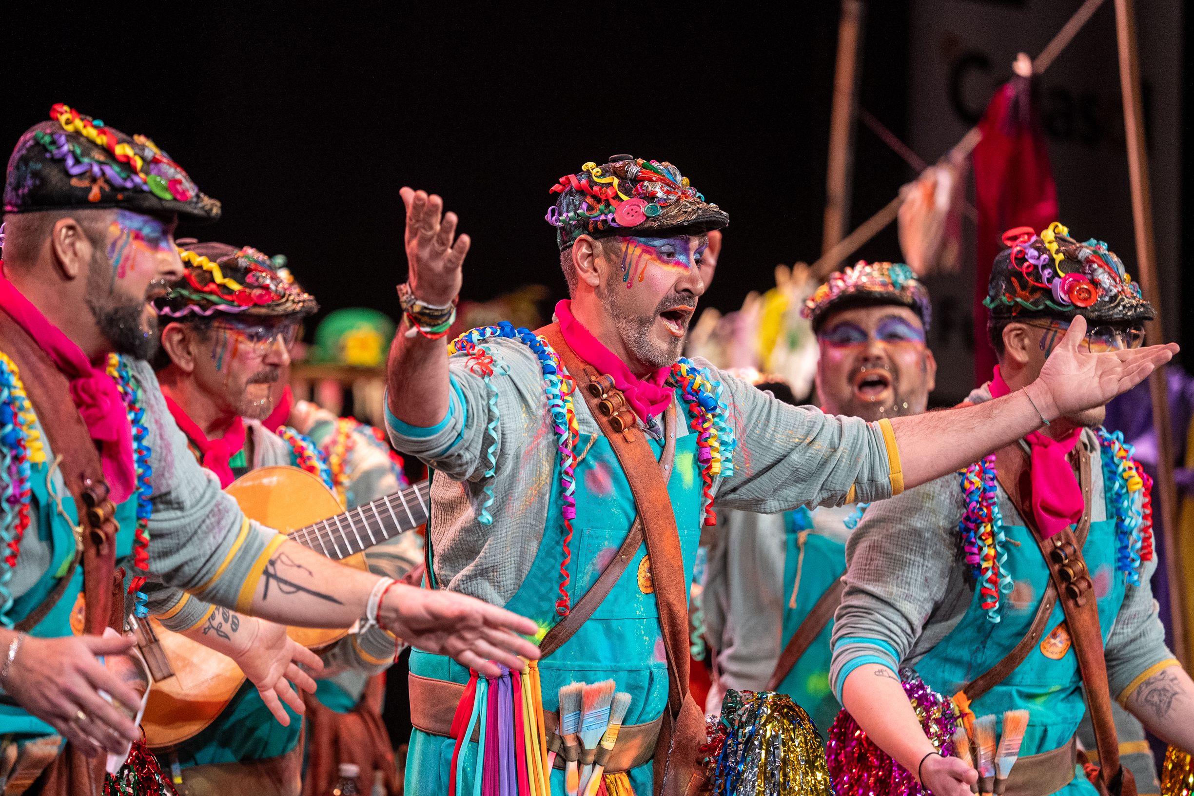 Comparsa 'Las manos de Cádiz'. Comparsa 'Las manos de Cádiz'.
