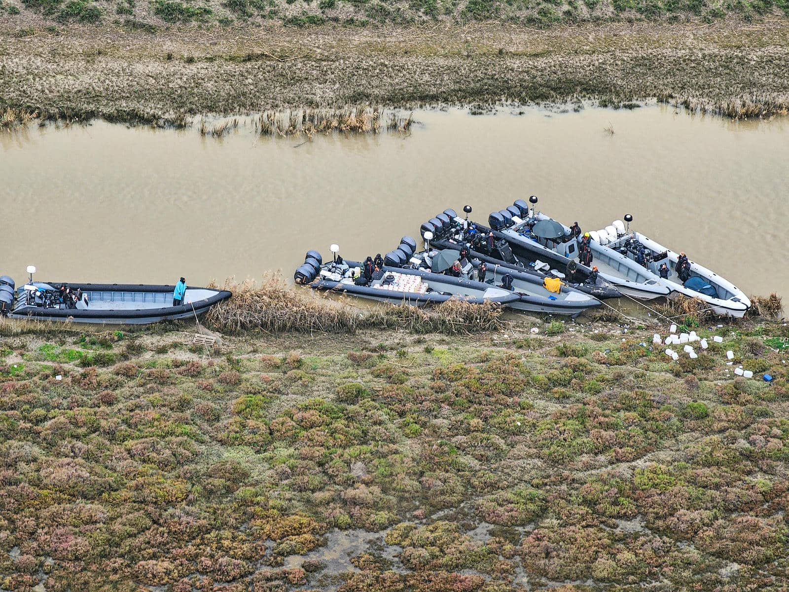 Narcolanchas en Conil.