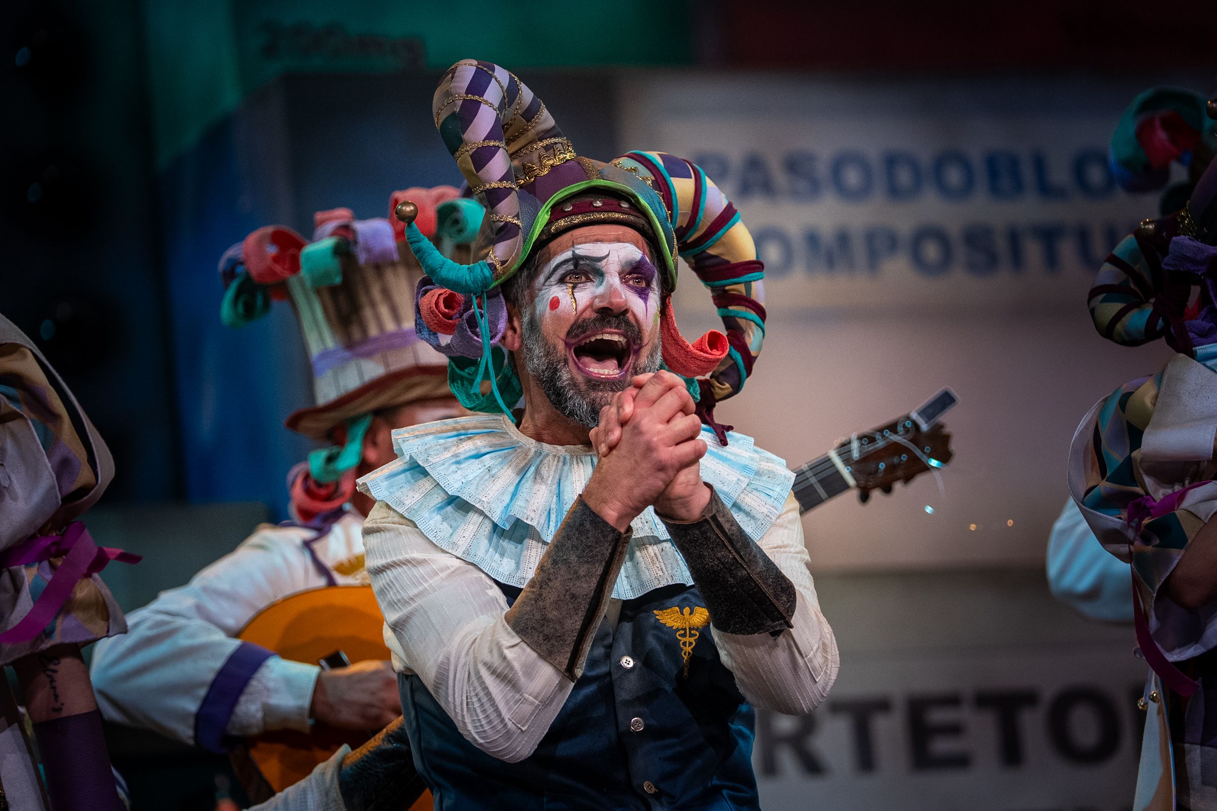 Jesús Bienvenido en su última comparasa, triunfadora en el COAC 2026: 'DSAS3'.