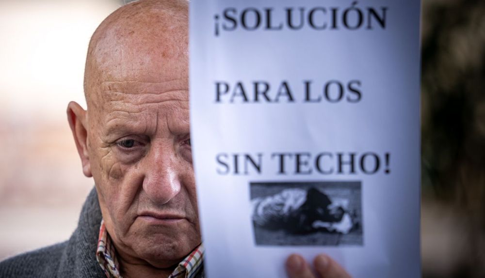 concentración por la tercera persona sin techo fallecida