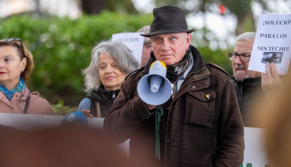 concentración por la tercera persona sin techo fallecida