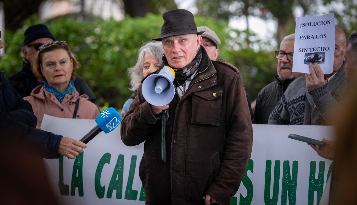 concentración por la tercera persona sin techo fallecida