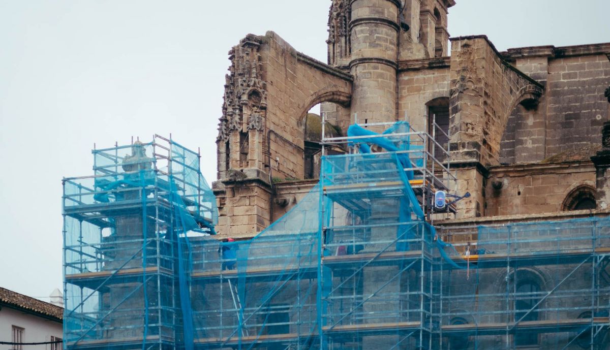 Detalle de los trabajos de rehabilitación que se llevan a cabo. 