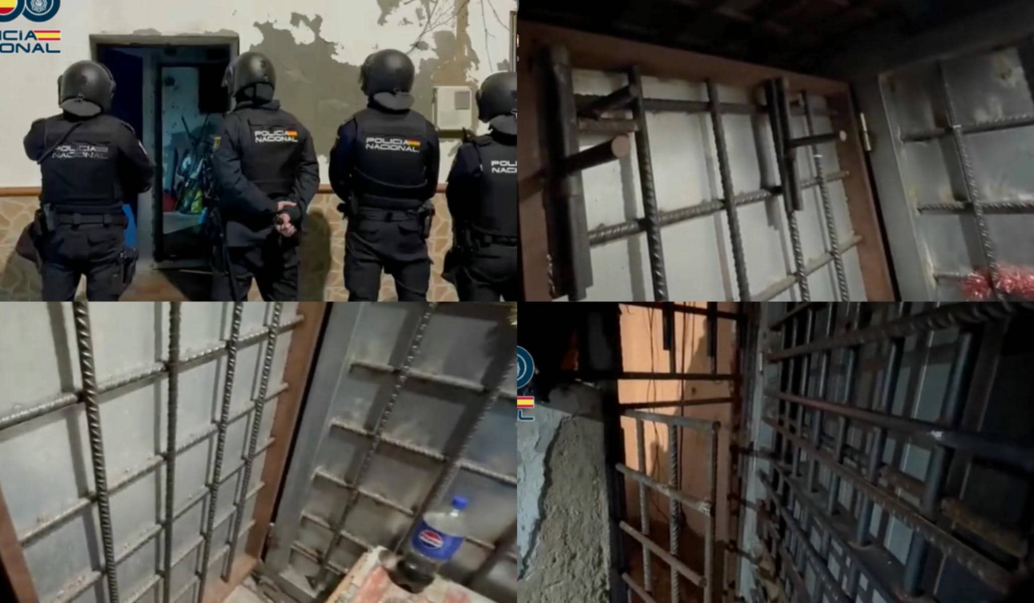 La casa bunker de los narcos en Sanlúcar. La casa bunker de los narcos en Sanlúcar.