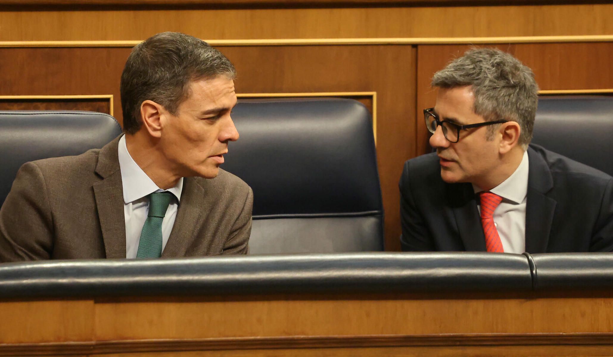 Sánchez, en el Congreso, este martes. Sánchez, en el Congreso, este martes.