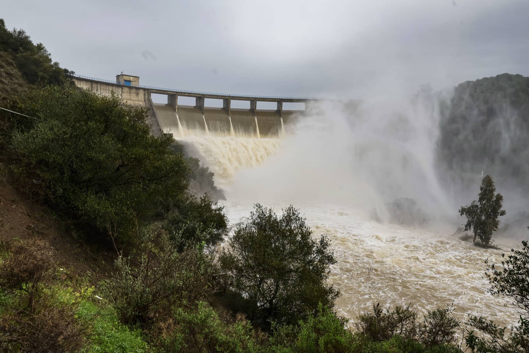 El Gergal, desembalsando en Sevilla.