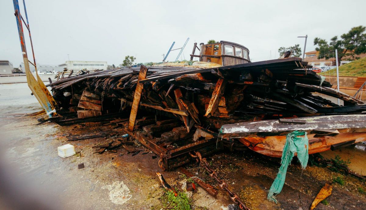 El Vaporcito, dañado tras las últimas lluvias.