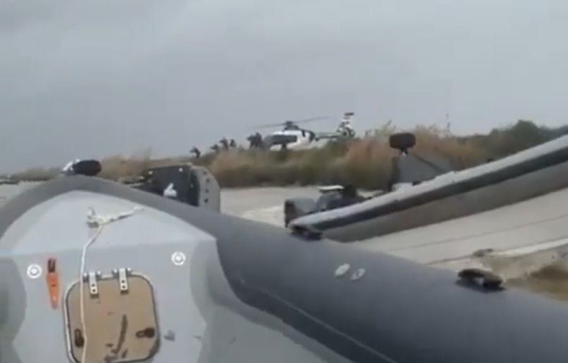 El tiroteo con los guardias civiles. El tiroteo con los guardias civiles.