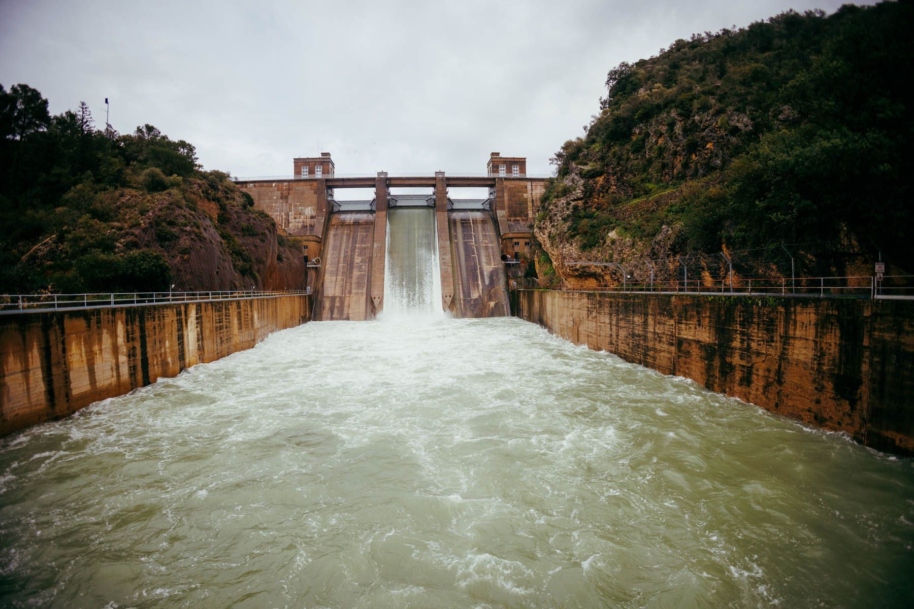 PANTANO DE BORNOS DESEMBALSE 1