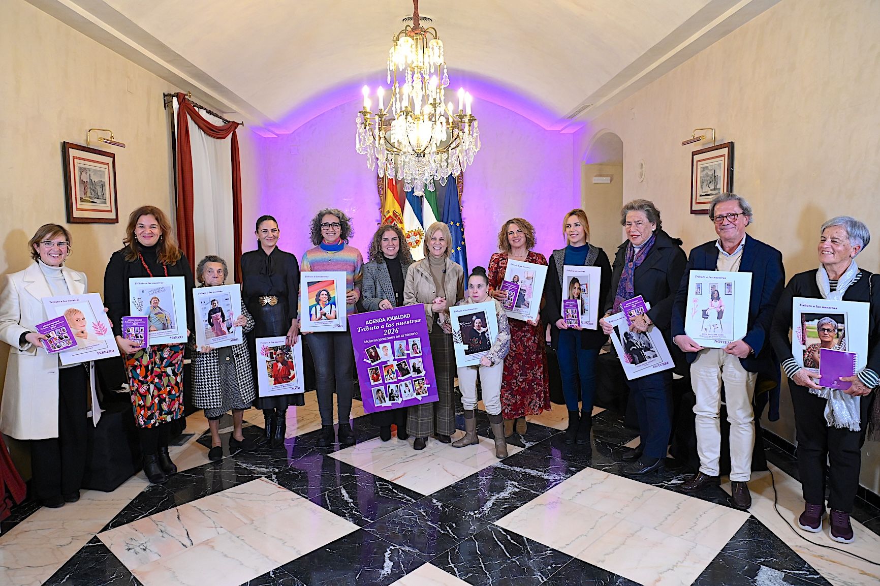 Jerez rinde homenaje a doce mujeres destacadas en la 'Agenda Tributo a las Nuestras 2026'. Jerez rinde homenaje a doce mujeres destacadas en la 'Agenda Tributo a las Nuestras 2026'.