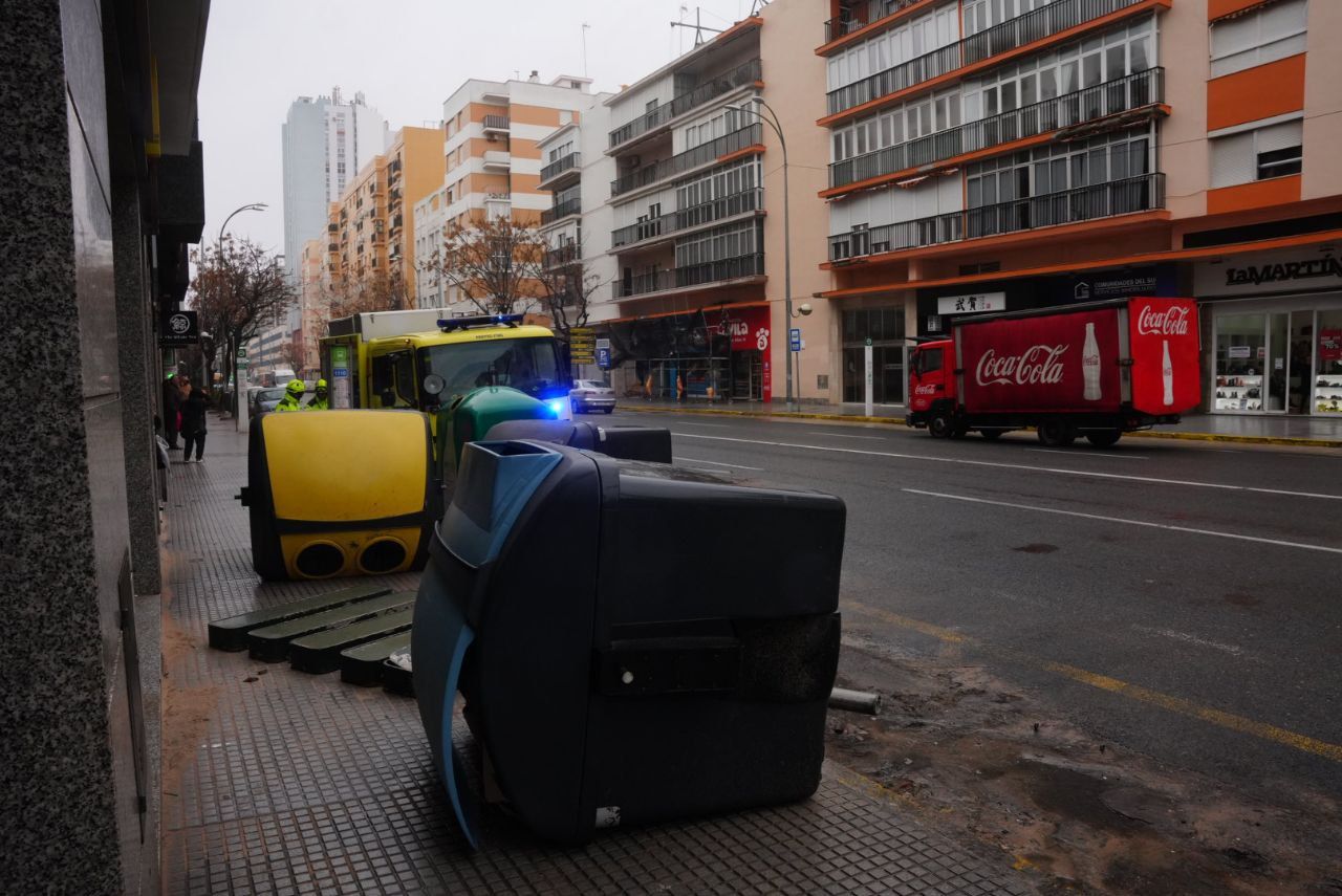 temporal borrasca kristin cadiz viento