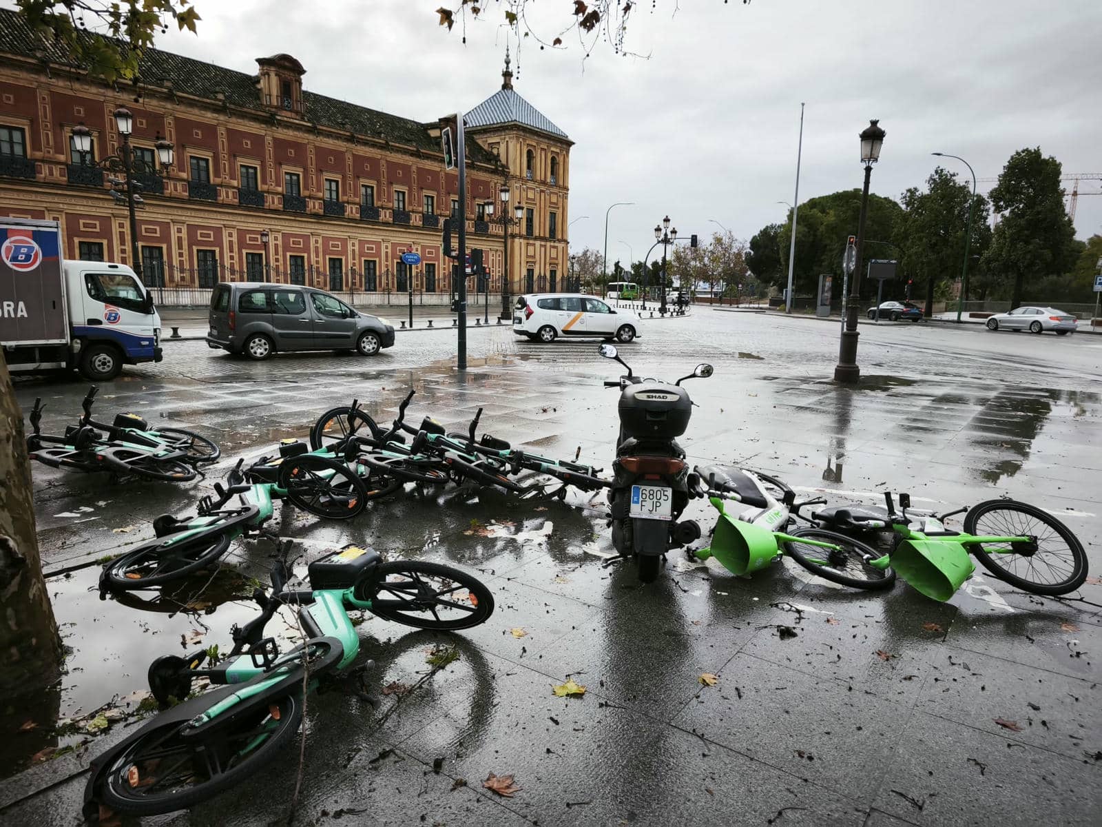 El entorno del Palacio de San Telmo y los Jardines del Cristina.