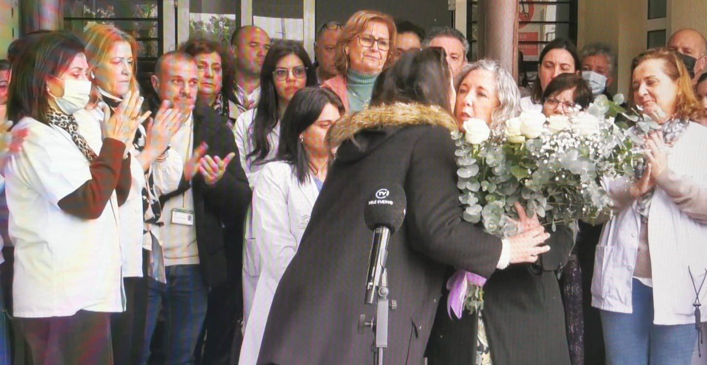 El homenaje a la enfermera Genoveva Caro.