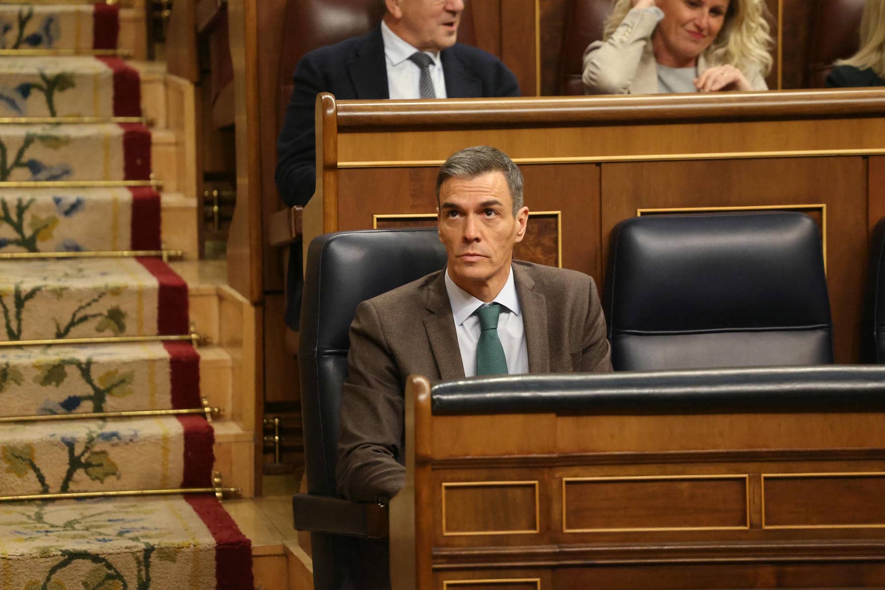 Pedro Sánchez, en el Congreso.